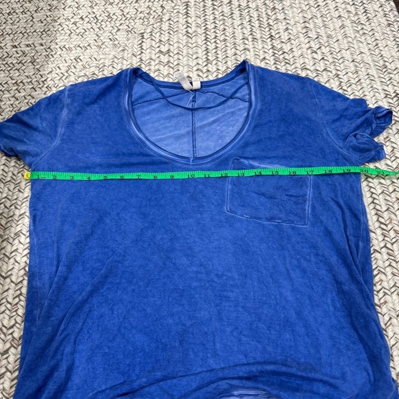Free People Sapphire Blue Rising Sun T-Shirt - Picture 12 of 13